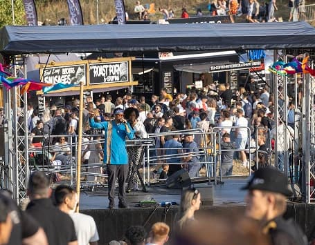 Crowed or people watching a speaker